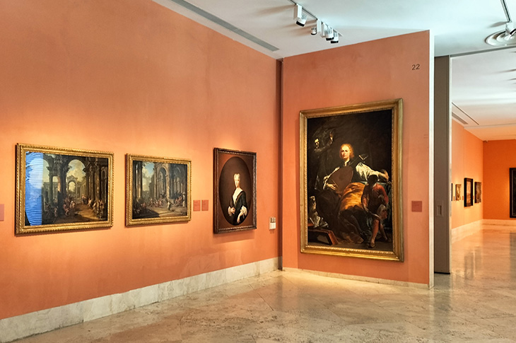 El Museo Thyssen dispone de casi 1.000 obras que permiten recorrer la historia de la pintura occidental desde el siglo XIII hasta el XX El Museo Thyssen dispone de casi 1.000 obras que permiten recorrer la historia de la pintura occidental desde el siglo XIII hasta el XX