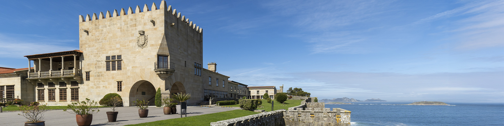 Paradores aims to integrate sustainability into the planning of all congresses, conventions, and meetings held across its network of establishments. Pictured: the Parador de Baiona (Pontevedra)