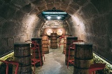 : Upon request, some of the best Riojan wines can be sampled in the underground cellar of Hotel Teatrisso : Upon request, some of the best Riojan wines can be sampled in the underground cellar of Hotel Teatrisso