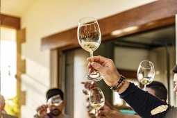 Do vinhedo à vinícola, as degustações de txacolí permitem aos participantes aprender os segredos do processo produtivo © Turismo Donostia San Sebastián Do vinhedo à vinícola, as degustações de txacolí permitem aos participantes aprender os segredos do processo produtivo © Turismo Donostia San Sebastián