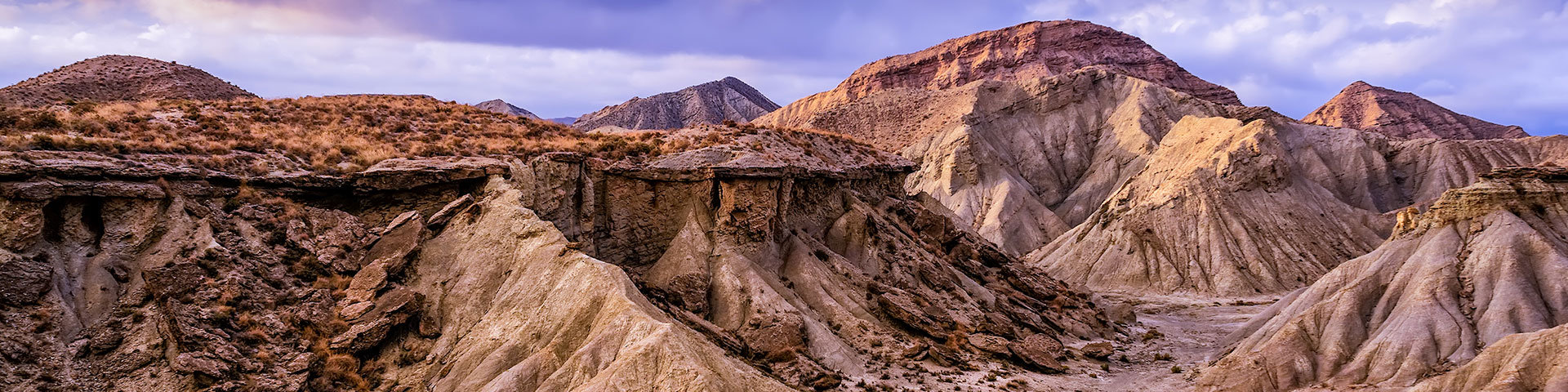 La Rambla de Otero in der Halbwüste Tabernas (Almería/Andalusien)