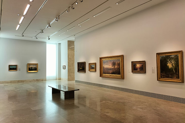 Sal i Thyssen-Bornemisza Nationalmuseet, et af de mest besøgte steder i ”Lysets landskab”