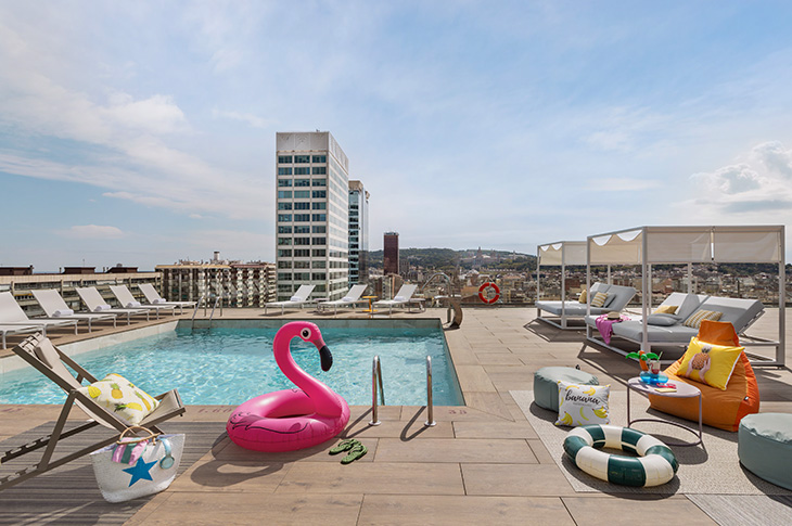 Moxy Barcelona has been designed for a young and dynamic audience Moxy Barcelona has been designed for a young and dynamic audience