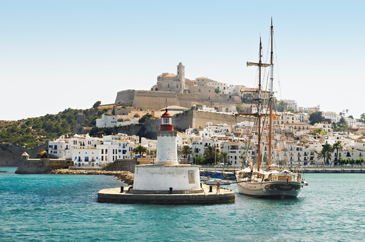 Ibiza-Dalt Vila’s old town is a fortified 16th-century neighborhood Ibiza-Dalt Vila’s old town is a fortified 16th-century neighborhood