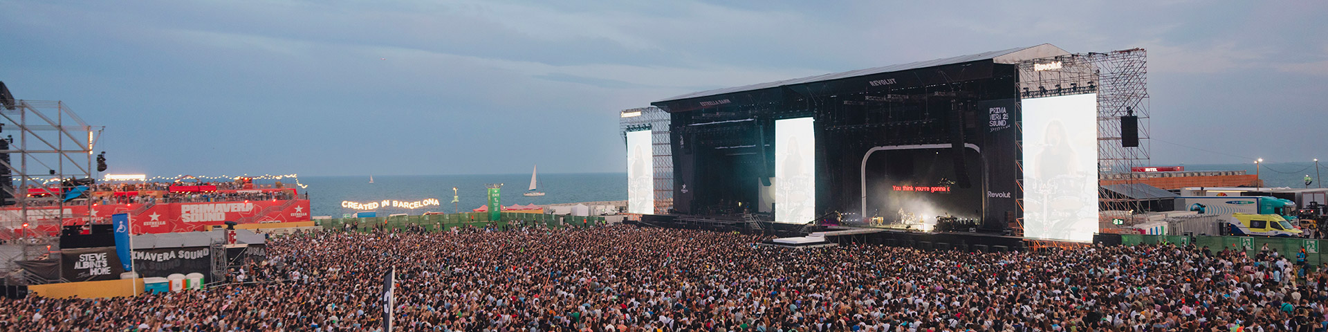 Primavera Sound provides subtitles during performances, support staff, and vibrating backpacks