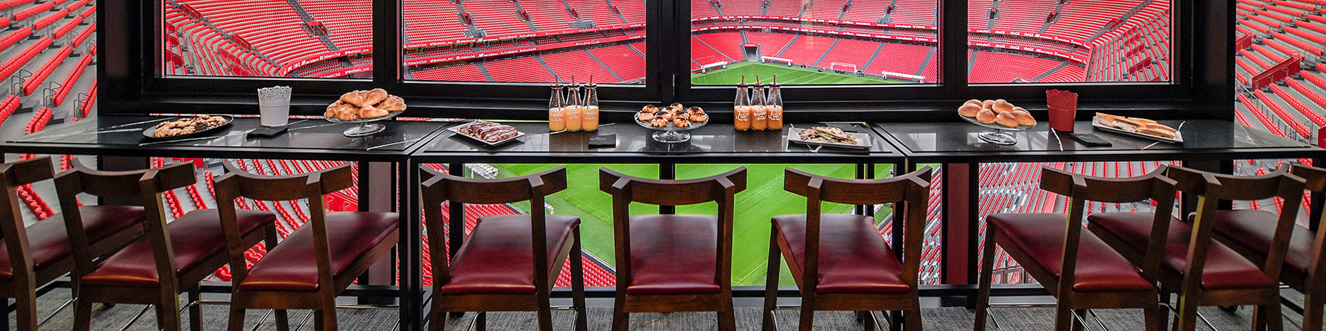 Strefa VIP w Sky Boxie na stadionie San Mamés