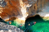 Canyoning in Aragon offers waterfalls and gorges tackled with technique, physical endurance, and knowledge of the natural environment Canyoning in Aragon offers waterfalls and gorges tackled with technique, physical endurance, and knowledge of the natural environment