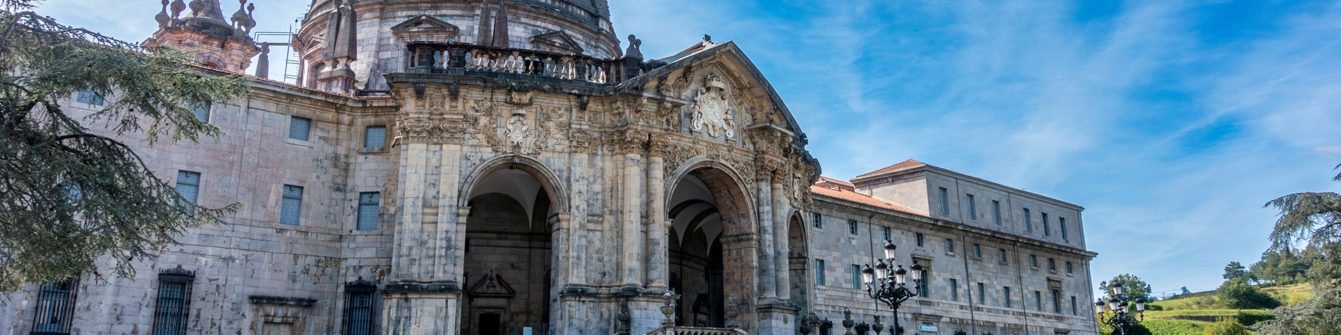 Sanctuary and Basilica of Loyola, built between the 17th and 18th centuries in the city of Azpeitia (Gipuzkoa, Basque Country)