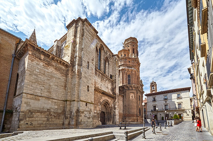 Santa María Cathedral of Tudela, an essential stop on the Ignatian Way. It was elevated from Collegiate Church to Cathedral in the 18th century by command of Pius VI