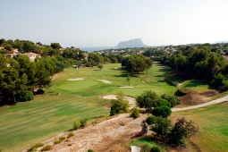 Calpe golf course on the Costa Blanca