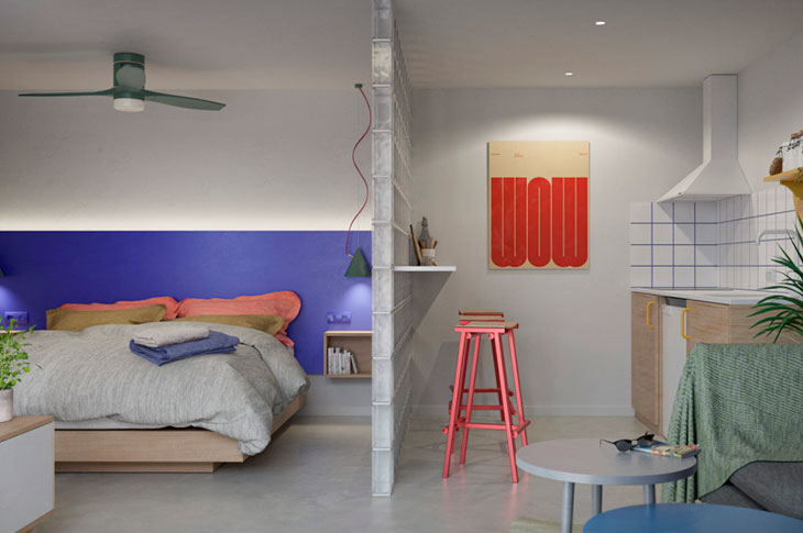 O Coral Star Ibiza vai combinar quartos de hotel com apartamentos que foram equipados para toda a família © OD Group O Coral Star Ibiza vai combinar quartos de hotel com apartamentos que foram equipados para toda a família © OD Group