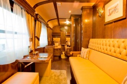The Transcantábrico Gran Lujo offers 14 suites with private bathrooms The Transcantábrico Gran Lujo offers 14 suites with private bathrooms