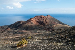 Vulkanleden i staden Fuencaliente, La Palma Vulkanleden i staden Fuencaliente, La Palma