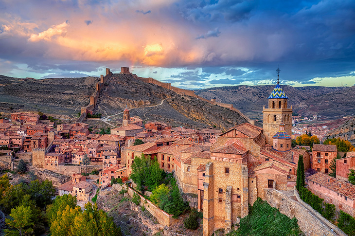 Albarracín, one of the towns linked to The Most Beautiful Villages in Spain network and a key feature in the Eastern Route of 2025