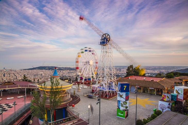 Tibidabo Amusement Park is the oldest theme park in Spain and the third oldest in Europe Tibidabo Amusement Park is the oldest theme park in Spain and the third oldest in Europe