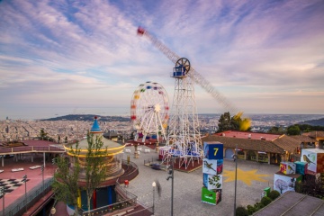 Tibidabo Amusement Park is the oldest theme park in Spain and the third oldest in Europe