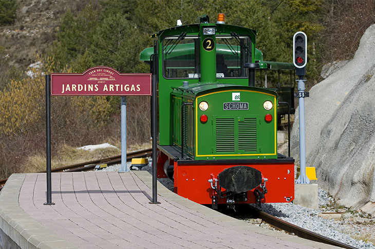 The Cement Train’s third stop is the Artigas Gardens, designed by Antoni Gaudí in the early 20th century