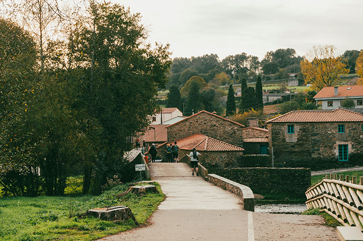 Etapa de Melide a Arzúa en el recorrido francés