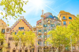 The legendary Casa Batlló, by Catalan architect Antoni Gaudí, is a must-see on Passeig de Gràcia, Barcelona