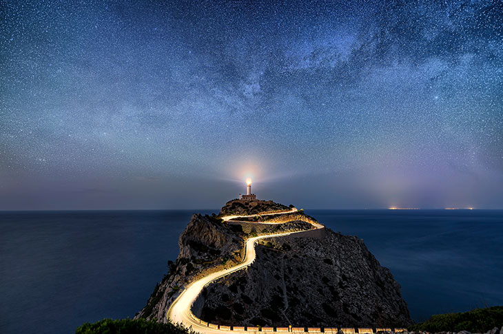 Stargazing at the Formentor Lighthouse, Mallorca