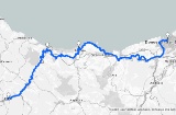 Map of Stage 2 of the Hemingway Basque Route Map of Stage 2 of the Hemingway Basque Route