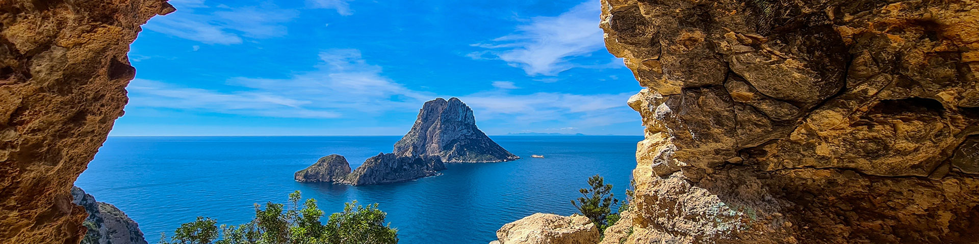 Almost 1,300 feet high, just off the southwest coast of Ibiza, lies the legendary islet of Es Vedrà