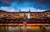With Christmas just round the corner, Madrid’s Plaza Mayor transforms into a vast market filled with colorful stalls where residents and tourists will find all kinds of nativity figures, toys, novelty items, and Christmas musical instruments With Christmas just round the corner, Madrid’s Plaza Mayor transforms into a vast market filled with colorful stalls where residents and tourists will find all kinds of nativity figures, toys, novelty items, and Christmas musical instruments