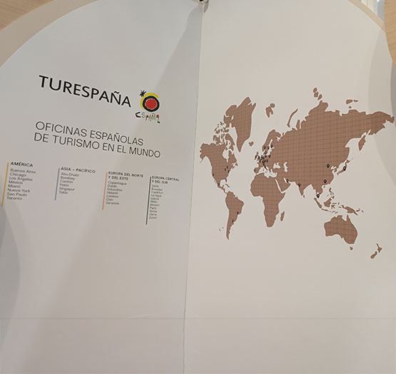 Imagen Turespaña - mapa consejerías