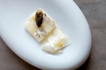 Crème glacée d'asperges