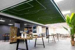 Salle Mestalla 1923, un espace indépendant et exclusif, offrant tout le confort pour organiser des sessions de travail avec la meilleure expérience gastronomique.