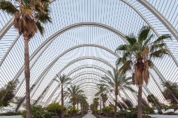 Umbráculo, Ciudad de las Artes y las Ciencias, Valencia, España