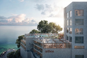 Außenansicht des neuen Hotels Aethos Mallorca
