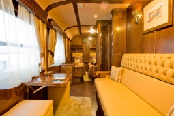 Der Transcantábrico Gran Lujo bietet 14 Suiten mit eigenem Bad