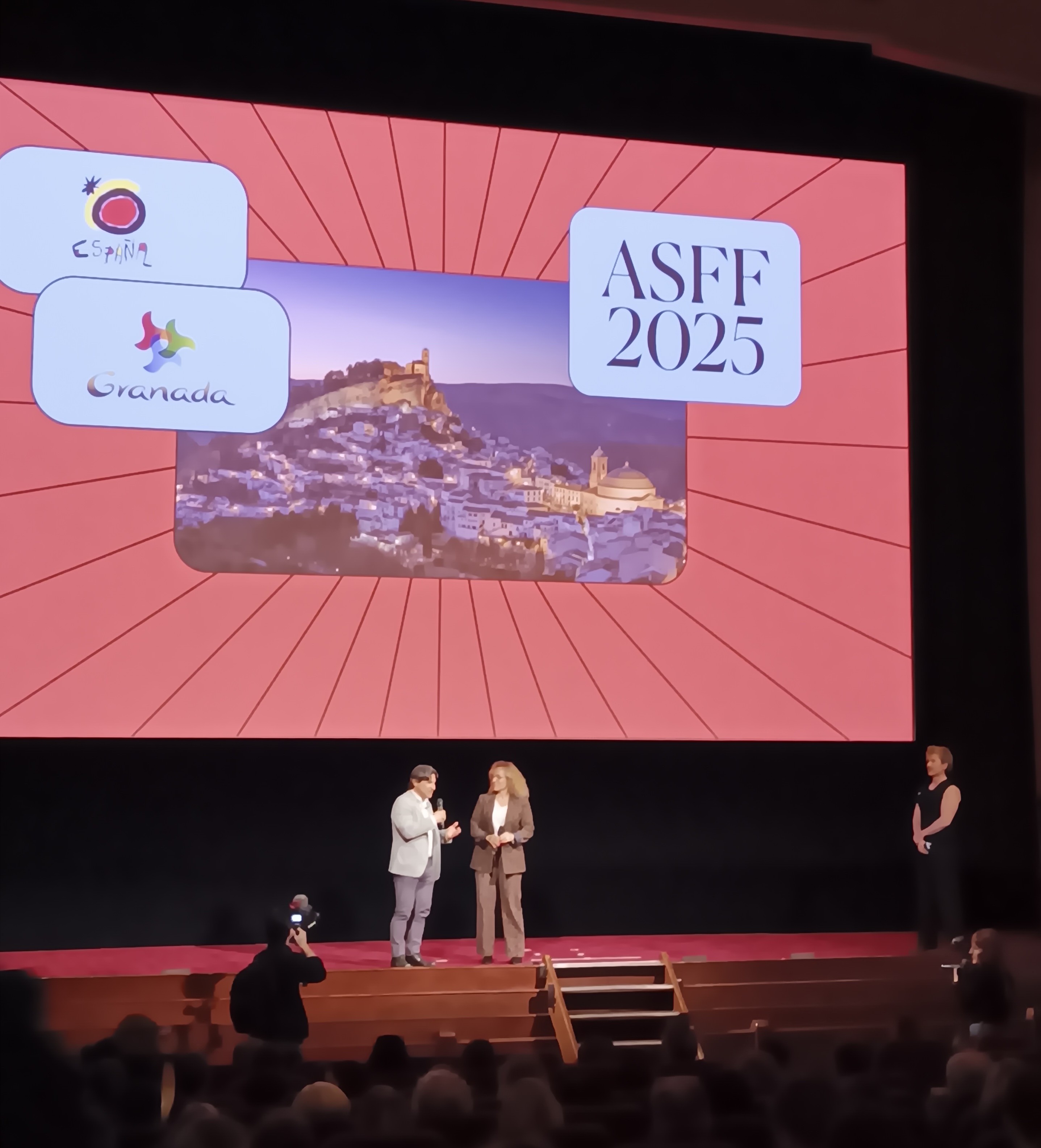 Welkomstwoord aan de bezoekers van het filmfestival