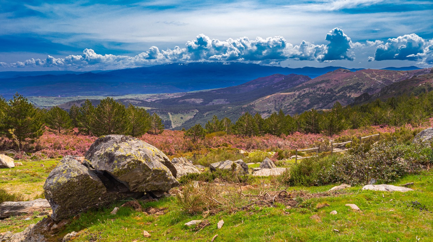 Uitkijkpunt Paso de los Lobos in het Nationale Park Las Batuecas-Sierra de Francia, prov Salamanca