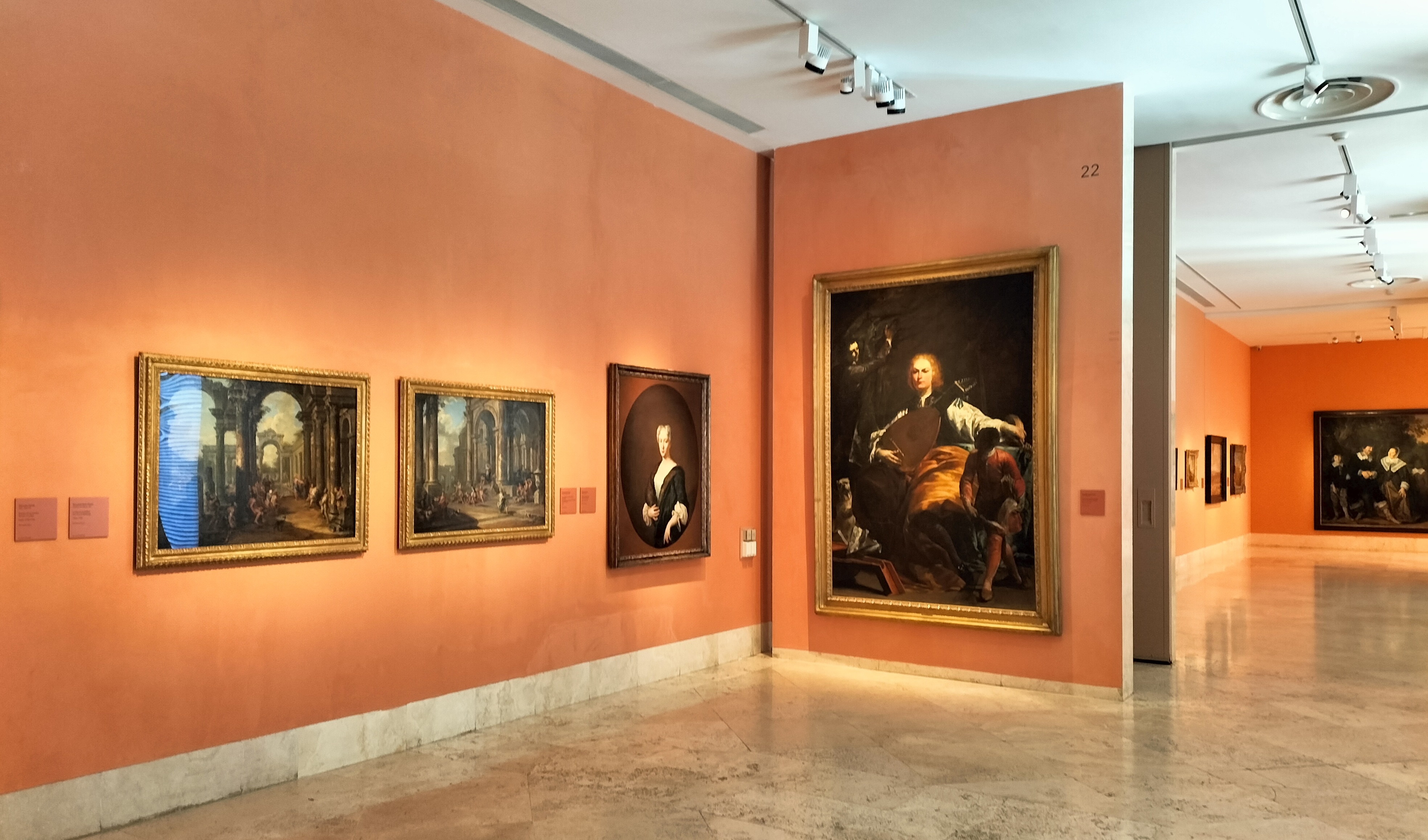 O Museu Thyssen tem quase 1.000 obras que permitem traçar a história da pintura ocidental do século XIII ao século XX © Sala do Museu Nacional Thyssen-Bornemisza O Museu Thyssen tem quase 1.000 obras que permitem traçar a história da pintura ocidental do século XIII ao século XX © Sala do Museu Nacional Thyssen-Bornemisza