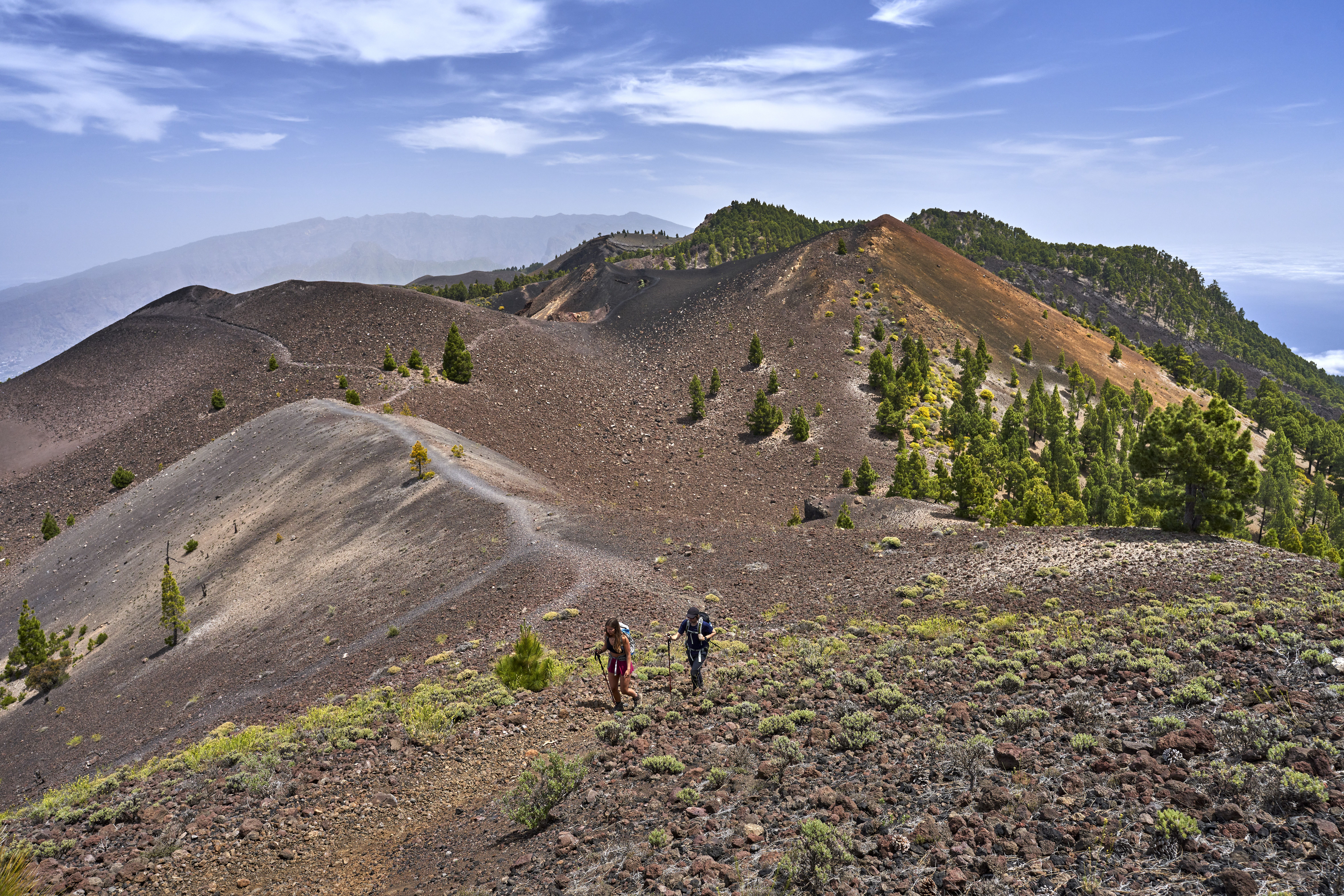 A Rota dos Vulcões em La Palma oferece um trekking natural ao longo de uma rota que já foi uma importante rota de comunicação entre as regiões de La © Palma A Rota dos Vulcões em La Palma oferece um trekking natural ao longo de uma rota que já foi uma importante rota de comunicação entre as regiões de La © Palma
