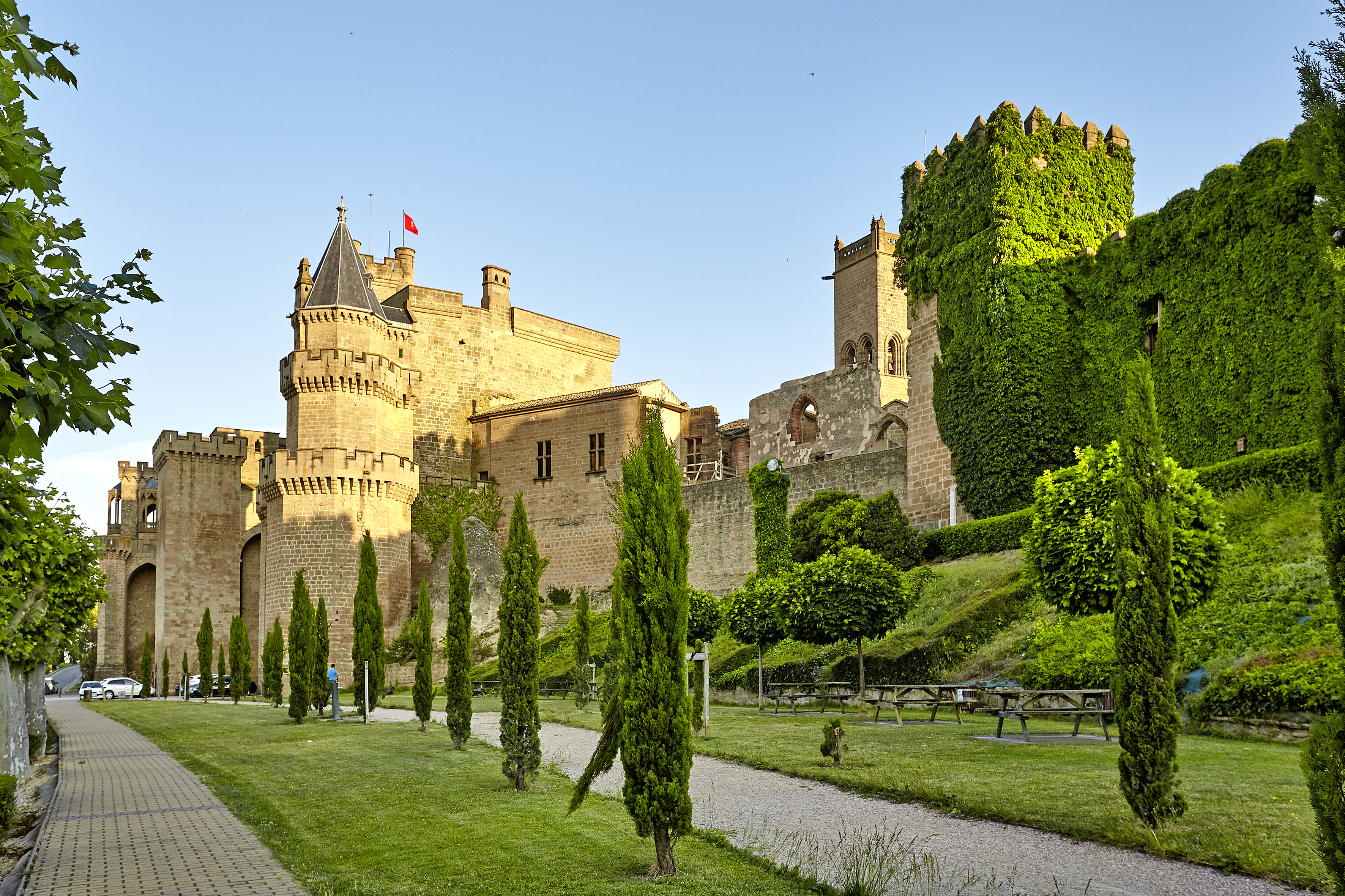 Imagem exterior do Palácio Real de Olite (Navarra) © Turismo de Navarra | Javier Campos Imagem exterior do Palácio Real de Olite (Navarra) © Turismo de Navarra | Javier Campos