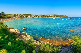 Espanha tem um total de 677 praias reconhecidas com a Bandeira Azul. Na imagem, praia de La Fosca em Palamós (Girona, Catalunha) Espanha tem um total de 677 praias reconhecidas com a Bandeira Azul. Na imagem, praia de La Fosca em Palamós (Girona, Catalunha)