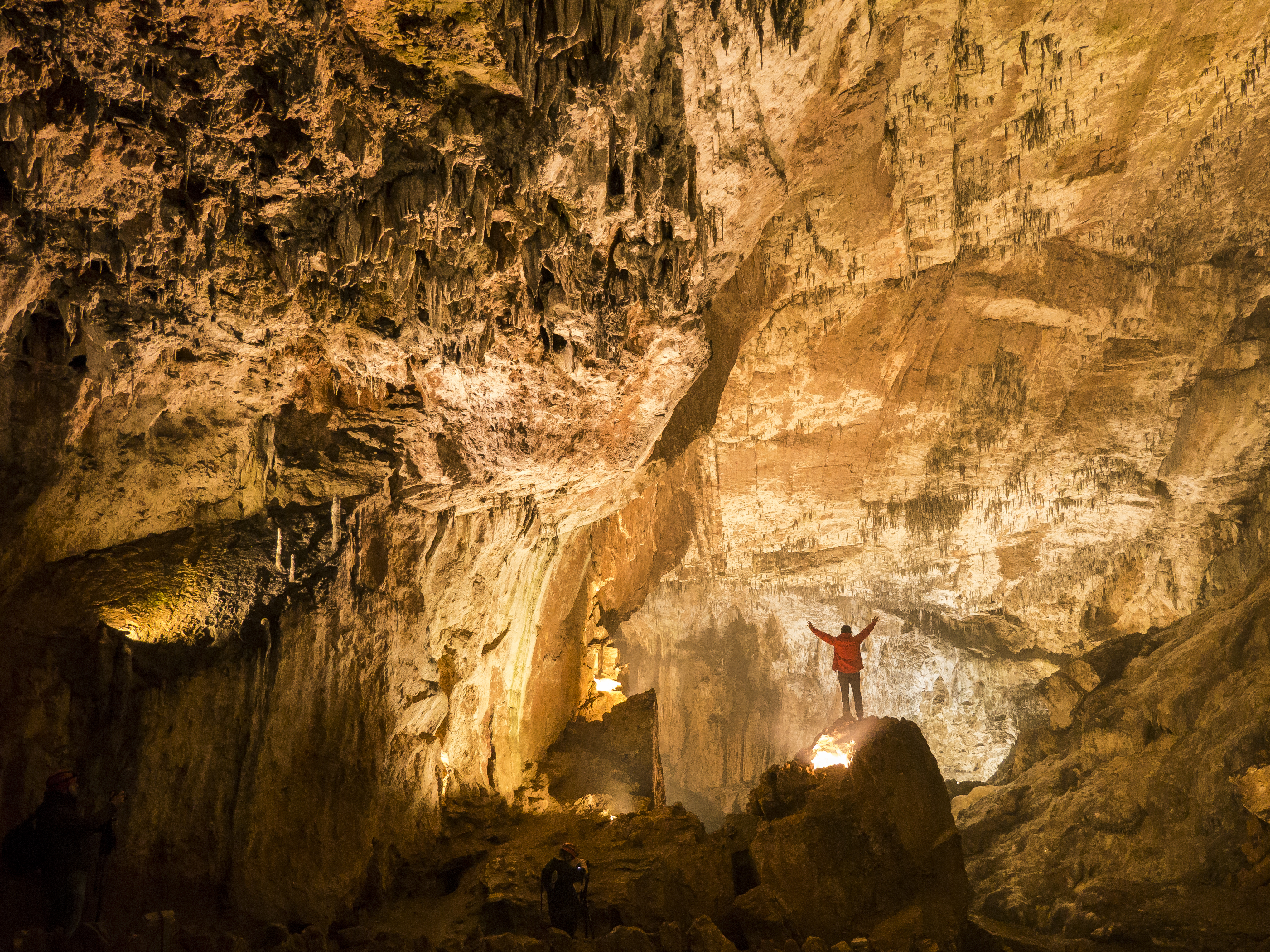 O interior da Gruta de Valporquero pode ser visitado com visitas guiadas © do Consórcio de Turismo de Leão O interior da Gruta de Valporquero pode ser visitado com visitas guiadas © do Consórcio de Turismo de Leão