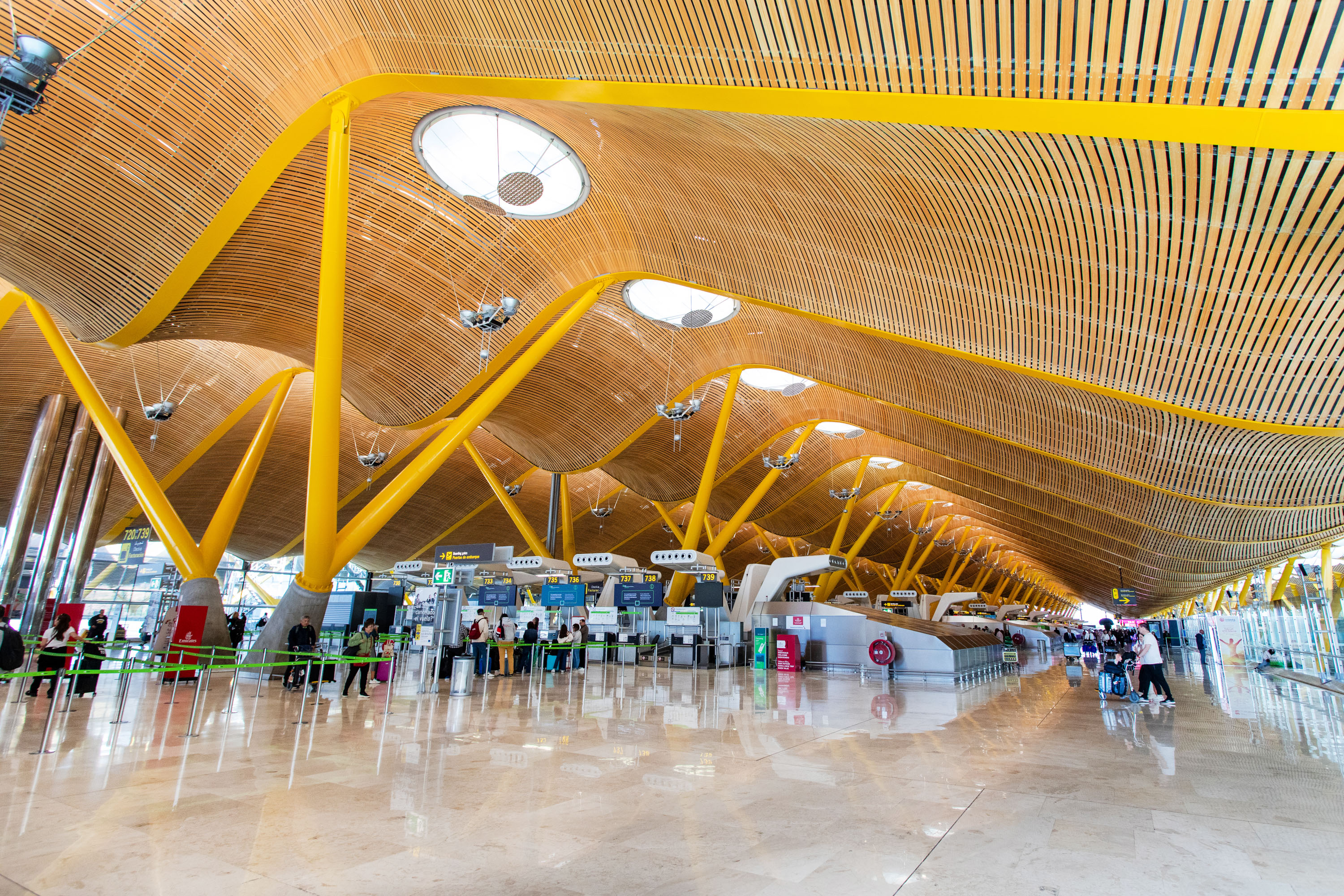 O aumento das frequências consolida o aeroporto Adolfo Suárez Madrid-Barajas como um hub para as viagens transatlânticas © AENA