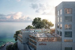 Vista exterior do futuro Hotel Aethos Mallorca © Pion Studio