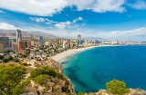 Vista aérea da praia de Benidorm © Shutterstock