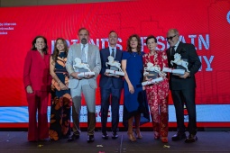 Awarded people in the ceremony