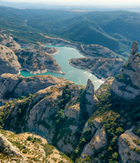 Vadiello Reservoir in Guara Natural Park (Huesca, Aragón) Vadiello Reservoir in Guara Natural Park (Huesca, Aragón)