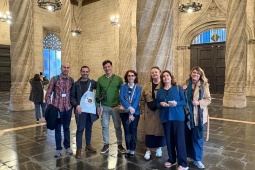 Grupo de periodistas participantes