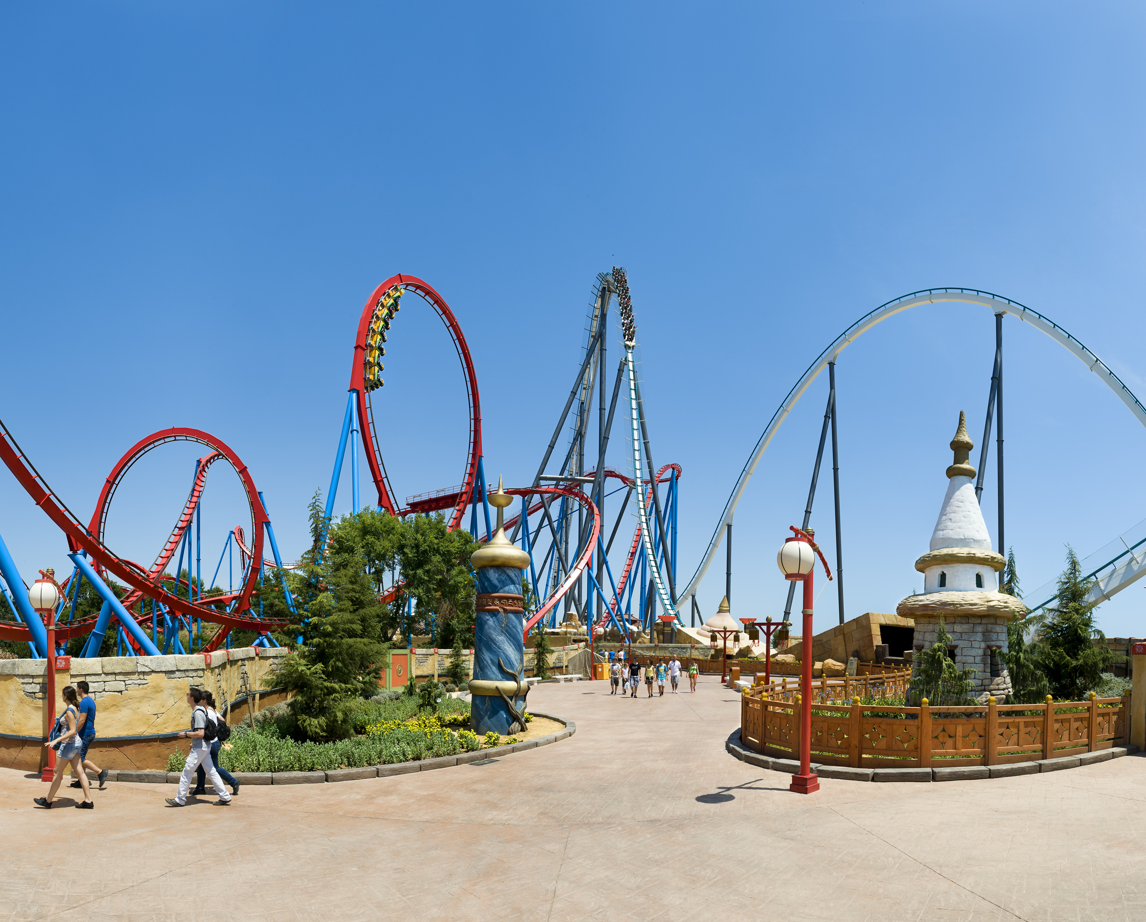 PortAventura World tem três parques temáticos bem diferenciados © PortAventura World