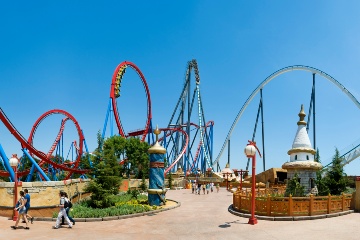 PortAventura World tem três parques temáticos bem diferenciados © PortAventura World