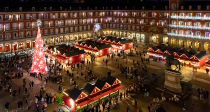Mercado de Natal da Plaza Mayor