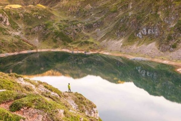 칼라바소사 호수(Calabazosa Lake), 살리엔시아 호수 루트(Saliencia Lakes Route)
